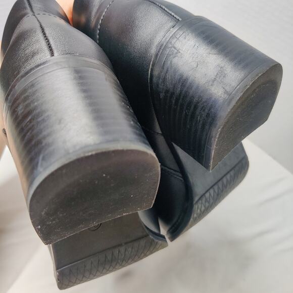 Blondo Eileen Waterproof Black Leather Heeled Ankle Booties Pointed Toe 6.5 - Picture 15 of 15